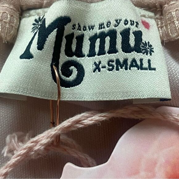 Show Me Your MuMu New W/Tags Amanda Maxi Dress Size XS Blush Pink - Picture 4 of 11